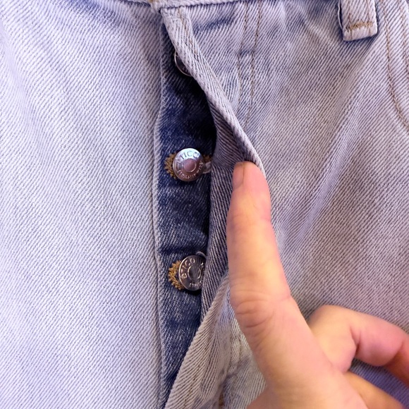 Etica Women's Marley Ultra High Rise Baggy Wide Leg Jeans Seaford Sz 29 - Picture 9 of 13